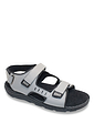 Pegasus Leather Wide Fit Sandal Black