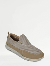 Pegasus Standard Fit Mesh Slip on Trainer Navy