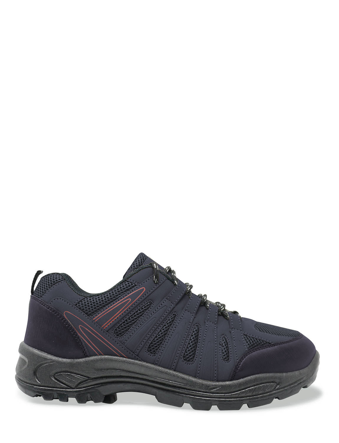 Chums Mens Wide Fit Lace Walking Shoe Navy