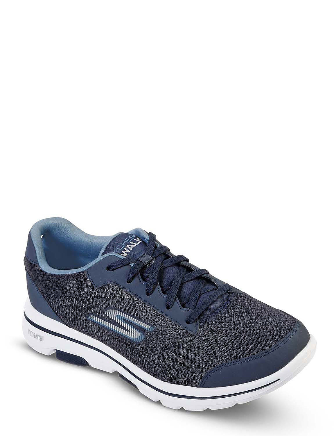 Skechers 5 Qualify Extra Wide Lace Up Trainer | Chums
