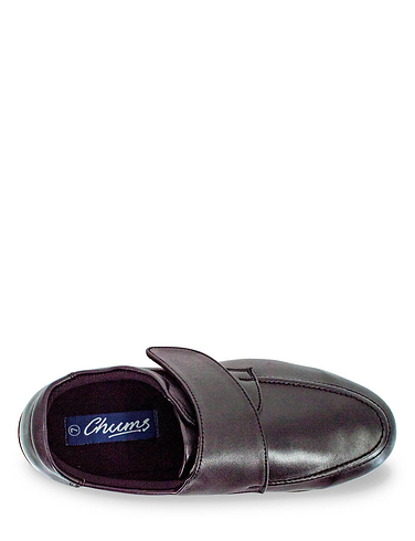 Leather Touch Fasten Shoe Extra Wide Fit