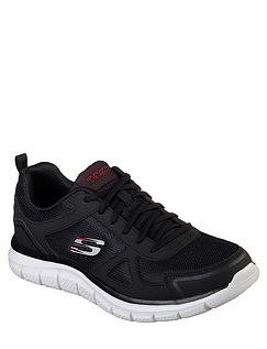 Skechers Wide Fit Trainer Track Scloric Black
