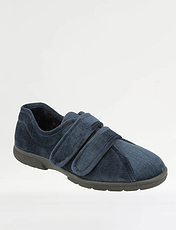 DB Hamilton Mens EE-4E Extra Wide House Slipper Grey