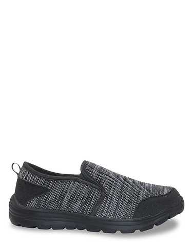 Pegasus Slip On Wide Fit Trainers | Chums