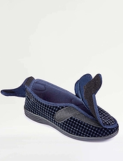 Joseph Multi Fit Wide Slipper Navy