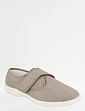 DB Cannock Touch Fasten Ultra Wide 6E-8E Canvas Shoes Navy