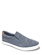 Dr Keller Standard Fit Canvas Slip On Shoe Grey