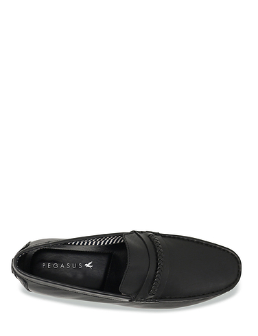 Pegasus Wide Fit Leather Driving Shoe