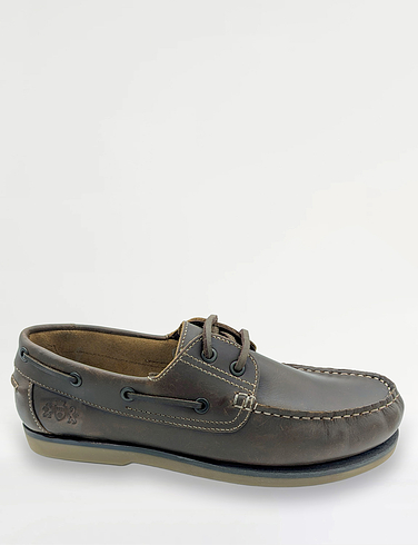 Catesby Standard Fit Leather Deck Shoe Hector