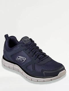 Skechers Track Scloric Lace Trainer NAVY