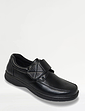 Truflex Touch Fasten Wide Fit Shoe Black