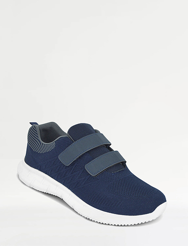 Pegasus Wide Fit Touch Fasten Fly Knit Trainer