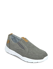 Dr Keller Wider Fit Slip On Canvas Shoe Denim