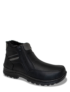 Pegasus Wide Fit Twin Zip Thermal Lined Boots Black