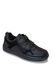 Pegasus Touch Fasten Standard Fit Trainers Black