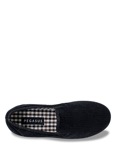 Pegasus Wide Fit Twin Pack Slippers