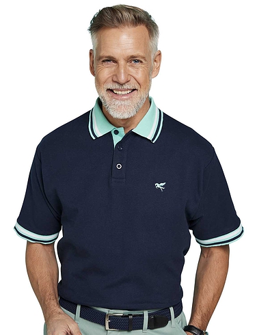 Pegasus 2 Pack Cotton Pique Polo With Tipping