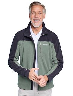 Regatta Zip Through Fleece With Pockets - Green