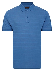 Lizard King Bubble Stripe Polo Denim