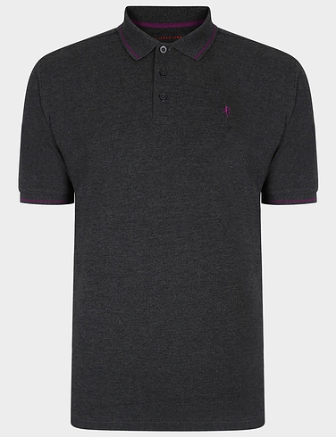 Lizard King Signature Plain Pique Logo Polo