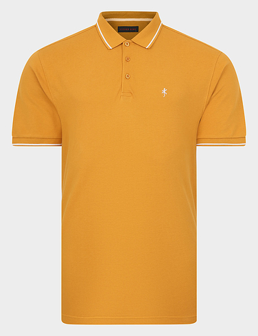 Lizard King Signature Plain Pique Logo Polo