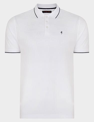 Lizard King Signature Plain Pique Logo Polo