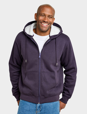 Pegasus Sherpa Lined Hoodie NAVY