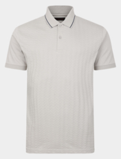 Lizard King Polo Shirt Print Collar Silver