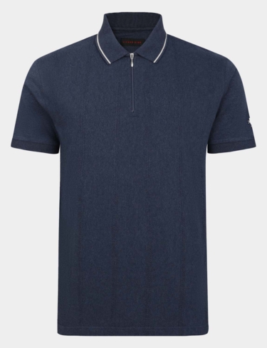 Lizard King Printed Collar Polo Shirt