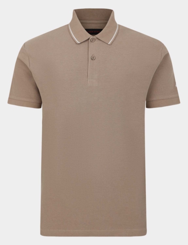Lizard King Polo Shirt with Printed Collar