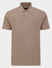 Lizard King Polo Shirt with Printed Collar Stone