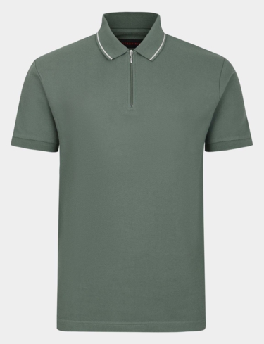 Lizard King Printed Collar Polo Shirt