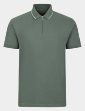 Lizard King Printed Collar Polo Shirt Green
