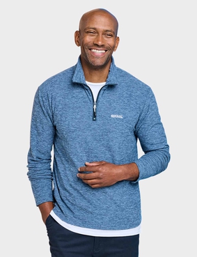 Regatta Quarter Zip Fleece Top Thompson Marl Arctic