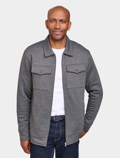 Pegasus Sherpa Lined Fleece Jacket Charcoal