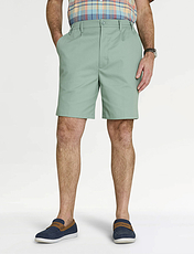 Stain and Water Resistant Cotton Shorts Navy