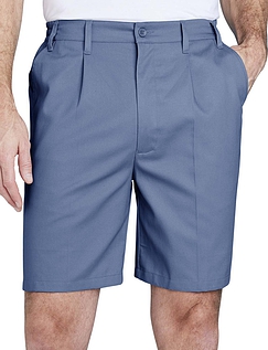 Stain and Water Resistant Easy Care High Rise Shorts - Airforce