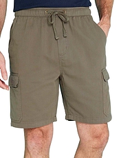 Pegasus Pull On Cotton Cargo Regular Short Navy