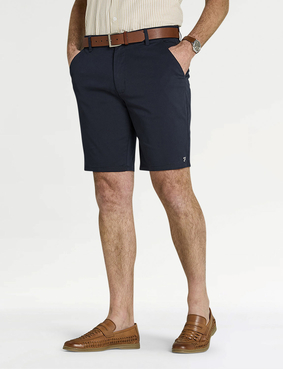 Farah Stretch Fabric Shorts Blue
