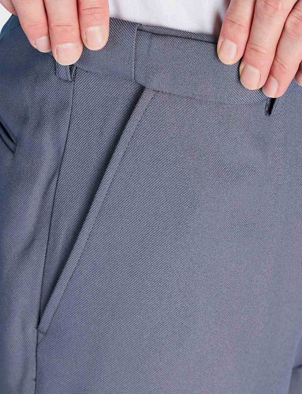 Pegasus Twill Trouser With Hidden Stretch Waist | Chums