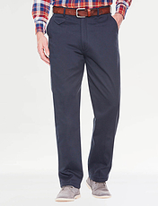 Pegasus Fleece Lined Chino Trouser Charcoal