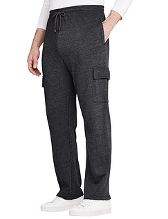Pegasus Easy Pull On Leisure Trouser With Cargo Pockets Black