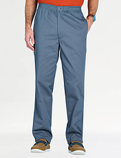 Pegasus Easy Pull On Cotton Trouser Navy