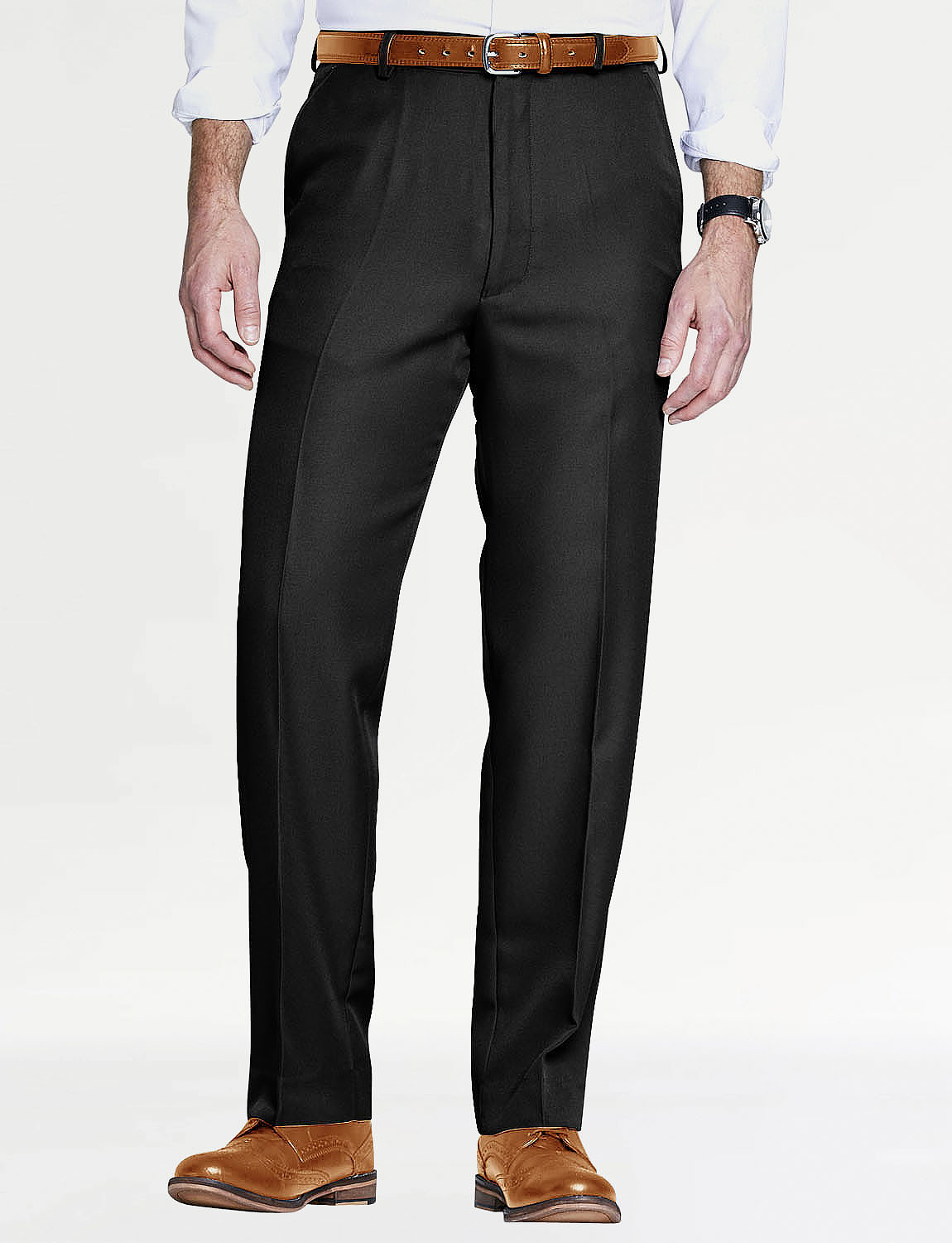 Farah Roachman regular fit smart trousers in black  ASOS