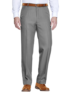 Elasticated Waist Formal Trouser - Grey