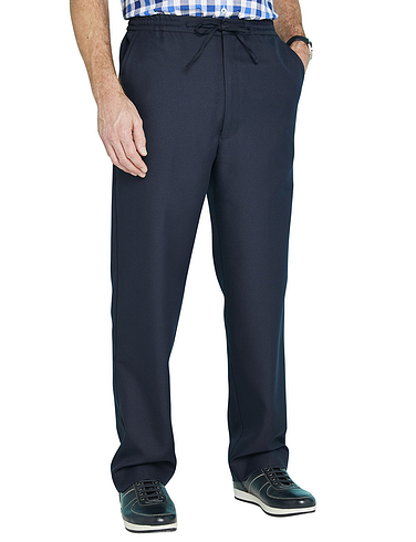The Fitting Room Fully Elasticated Woven Trouser