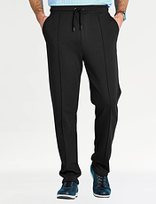 Pegasus Pintuck Stretch Waist Leisure Trouser Black