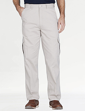 Pegasus Cargo Trouser With Hidden Stretch Waistband Bark