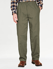 Pegasus Fleece Lined Pull On Drawcord Trouser Charcoal