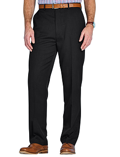 Pegasus Stain Resist Trouser With Hidden Stretch Waistband Black